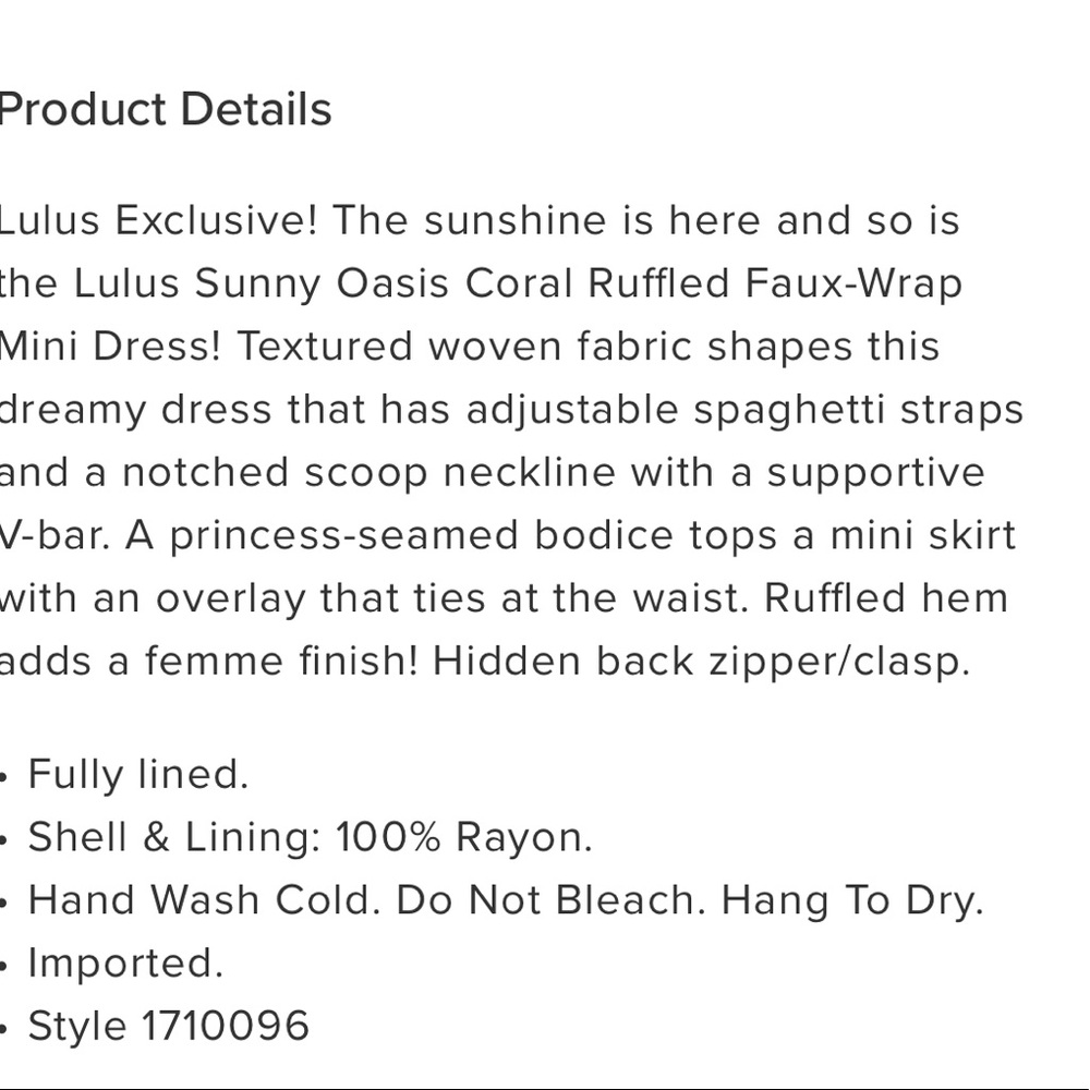 Lulus Mini Dress - Picture 4 of 4